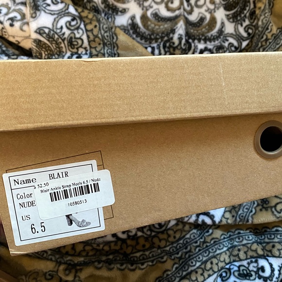 Oasis Tan Suede Heeled Sandals - Picture 3 of 12